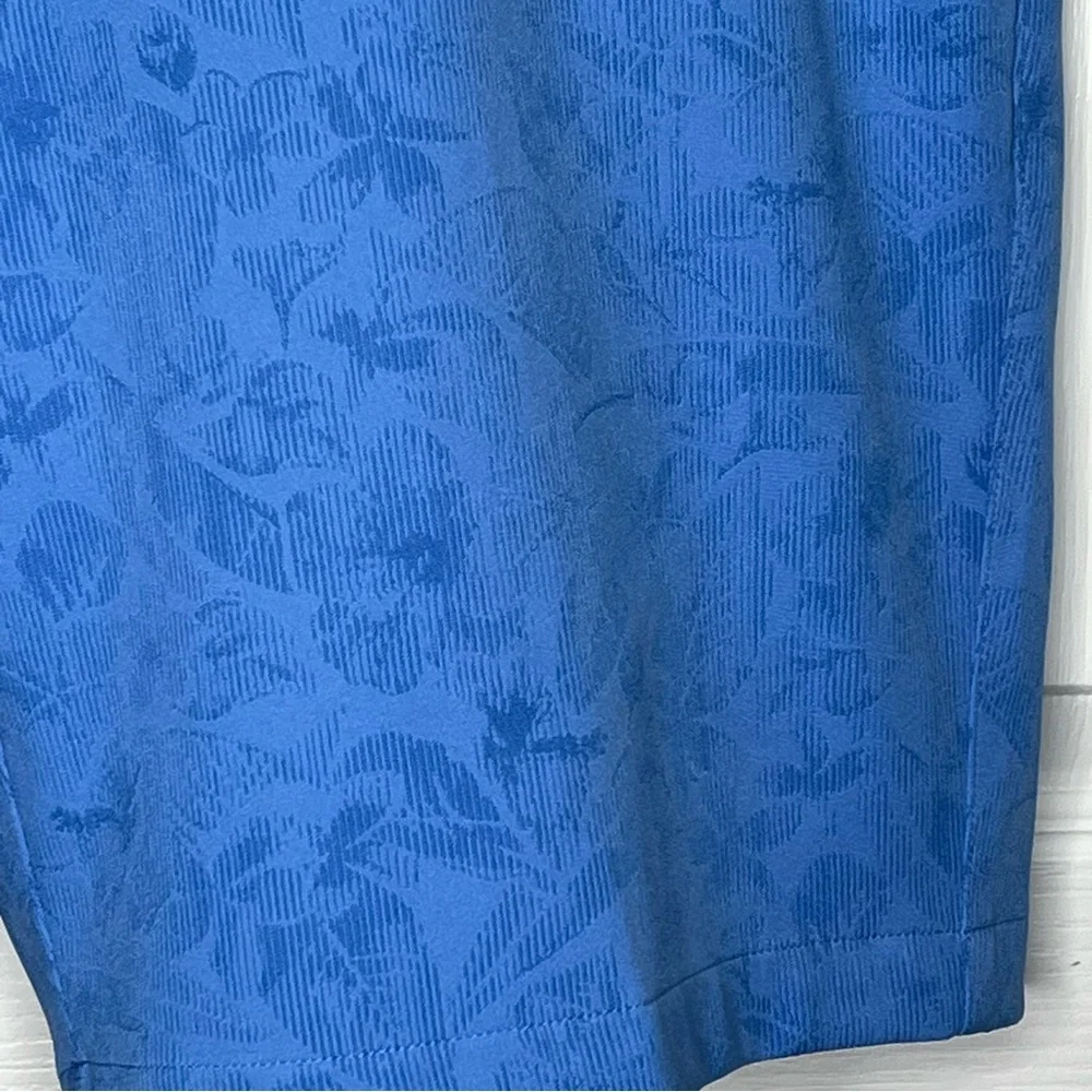 Peter Miller Blue Floral Tropical Golf Shorts Sz 38 BONN Sport